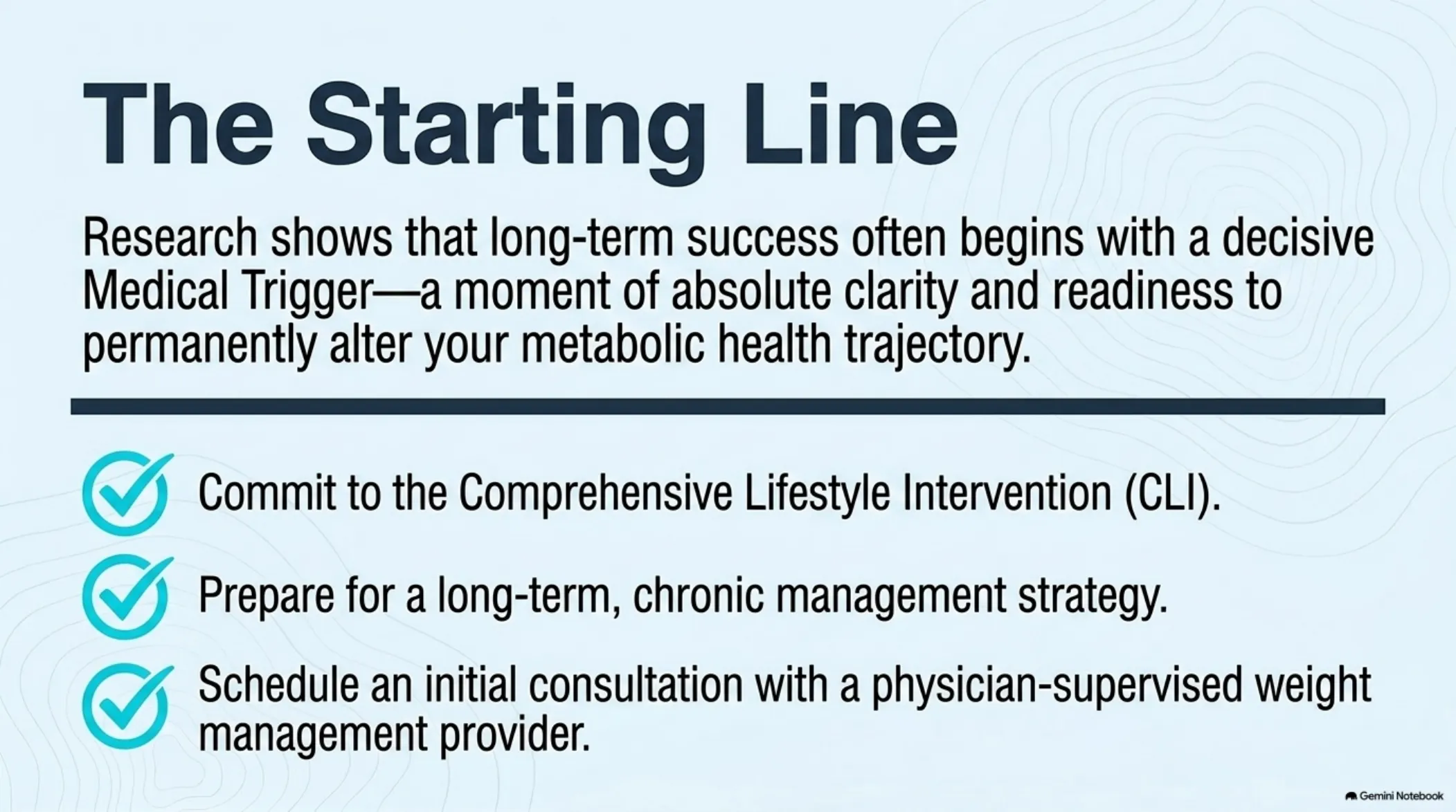 The Biological Enabler: A Clinical Roadmap to GLP-1 — slide 15